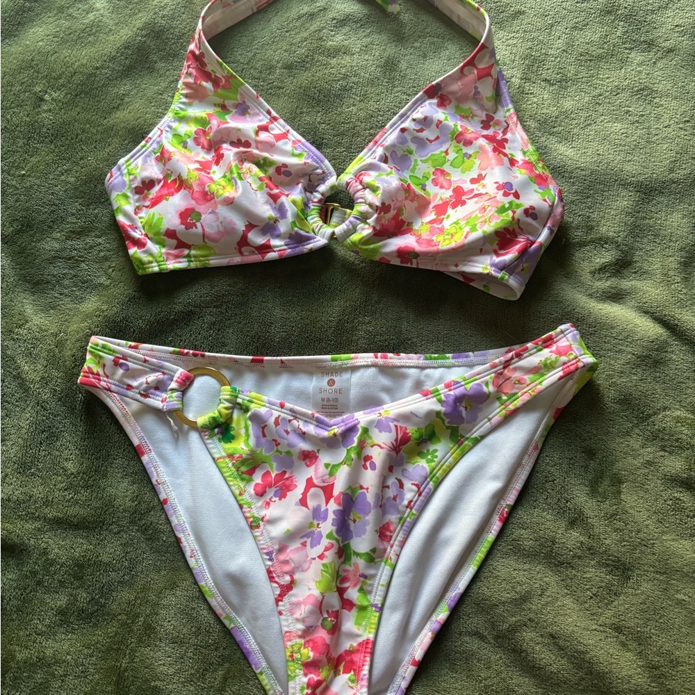 Shade & Shore Floral Bikini Top